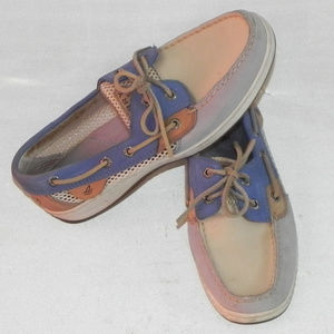 Sperry Topsider, Blue/ White, Size 8, Great